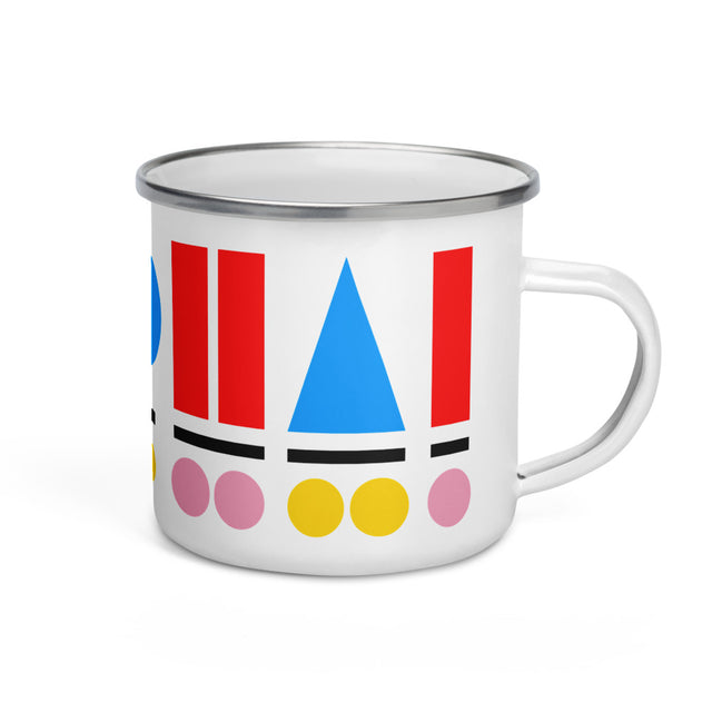 Picture of "Sapphic Central Line" Enamel Mug