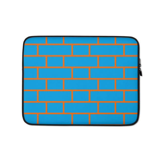 Picture of Blue & Orange Flemish Bond Brick Laptop Cases (15" And 13")