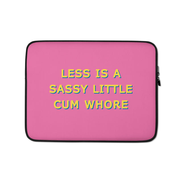 Picture of Less Is A Sassy Little Cum Whore Laptop Cases (15" And 13")