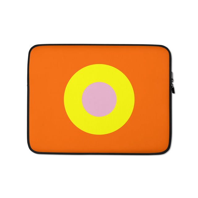 Picture of Tiger Orange, Yellow & Pink Single Chromadot  Laptop Cases