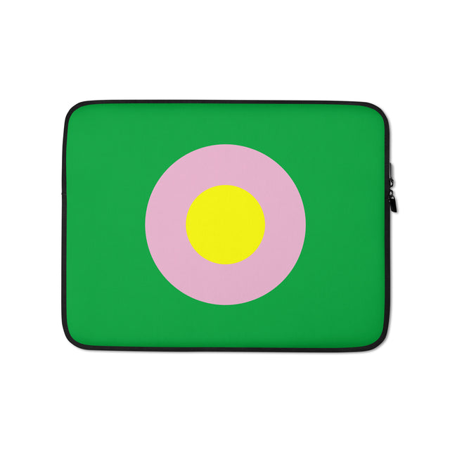 Picture of Emerald Green, Yellow & Pink Single Chromadot Laptop Cases