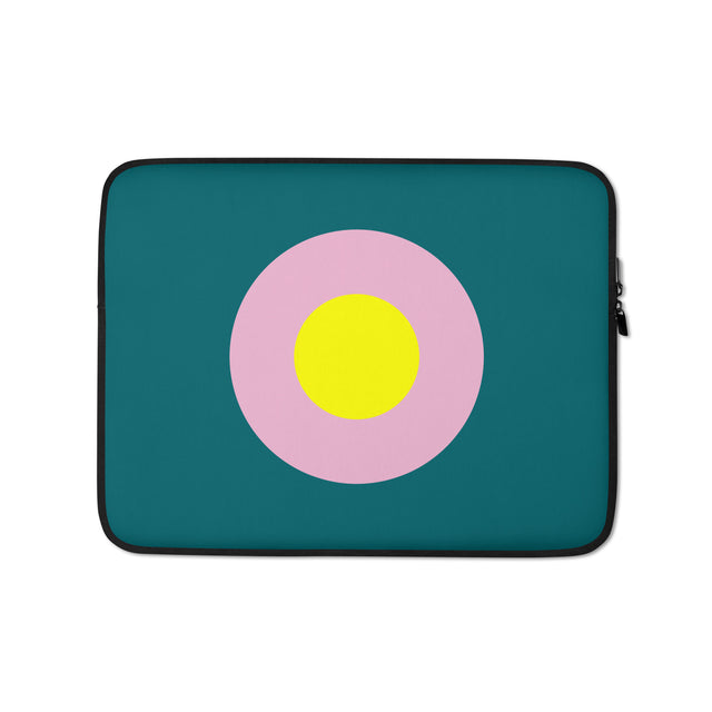 Picture of Deep Teal, Yellow & Pink Single Chromadot Laptop Cases