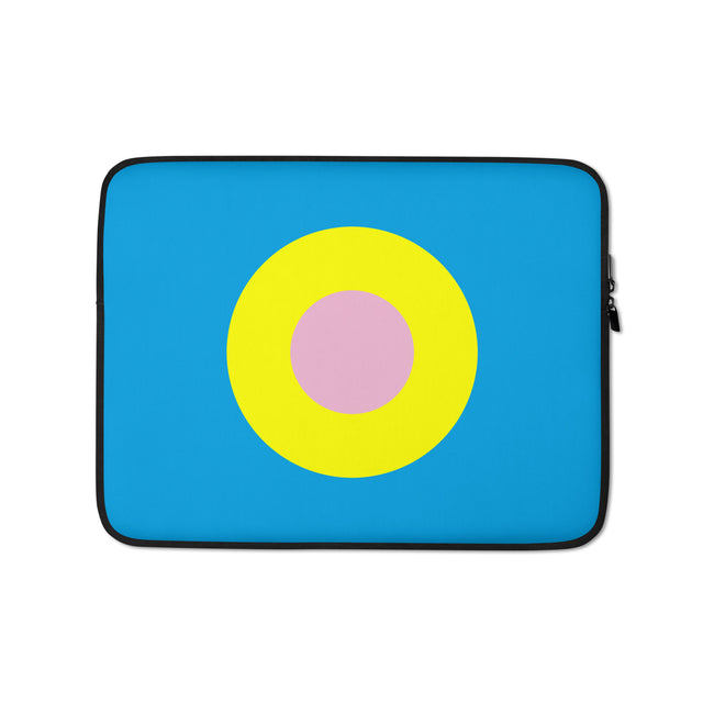 Picture of Sky Blue, Yellow & Pink Single Chromadot Laptop Cases