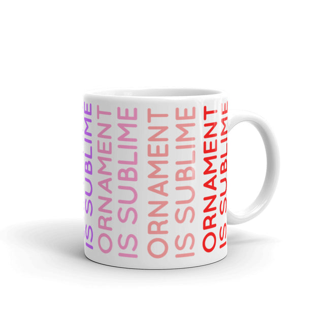 Picture of "Ornament is Sublime" Mug