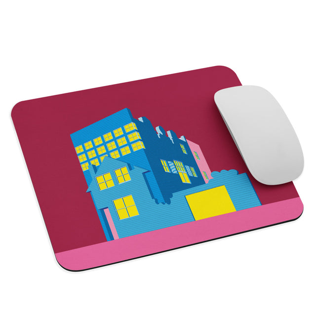 Picture of Blue House Mouse pad