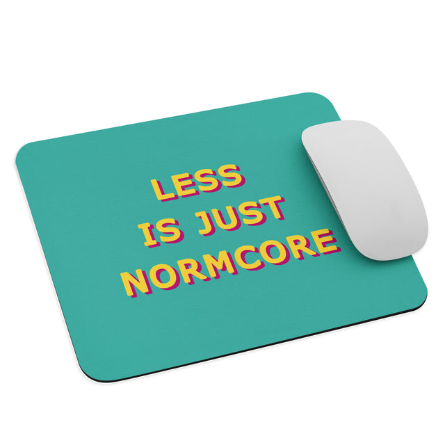Picture of Less is Just Normcore Teal & Yellow Mouse Pad