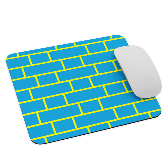 Picture of Blue & Yellow Flemish Bond Mouse Pad