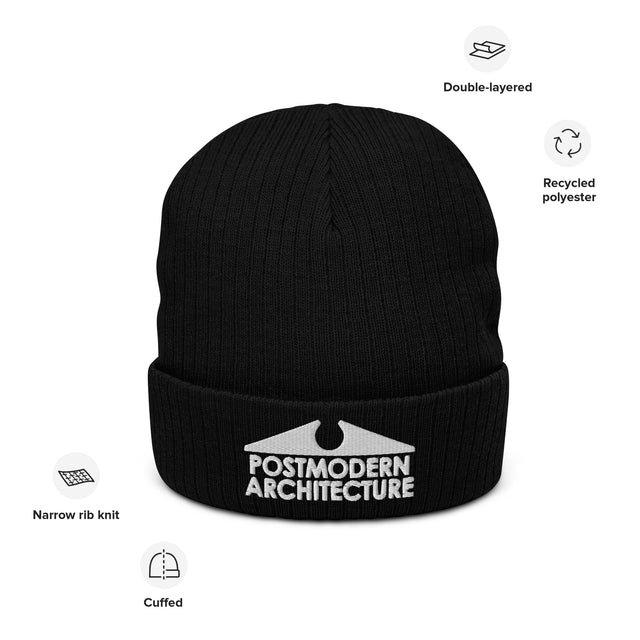 Picture of Postmodern Architecture Ribbed Knit Beanie