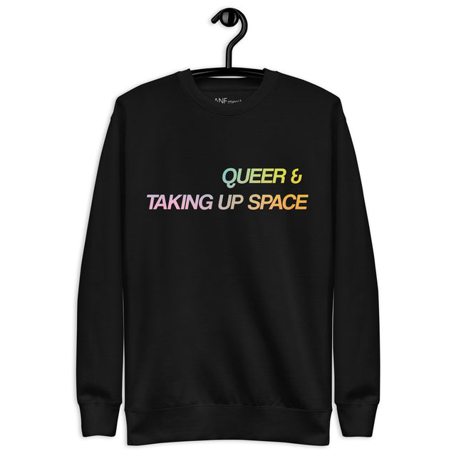 Picture of Queer & Taking Up Space Gradient Unisex Jumper