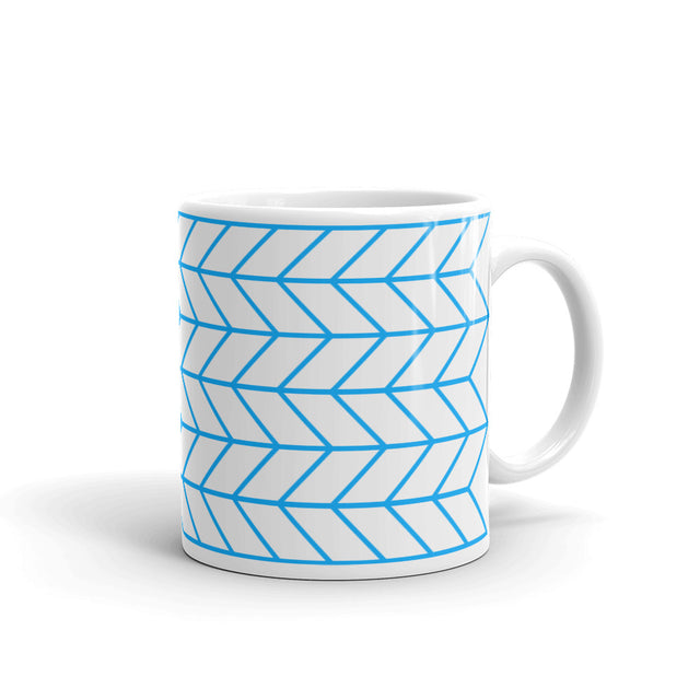 Picture of Plywood Blue Hatch Mug