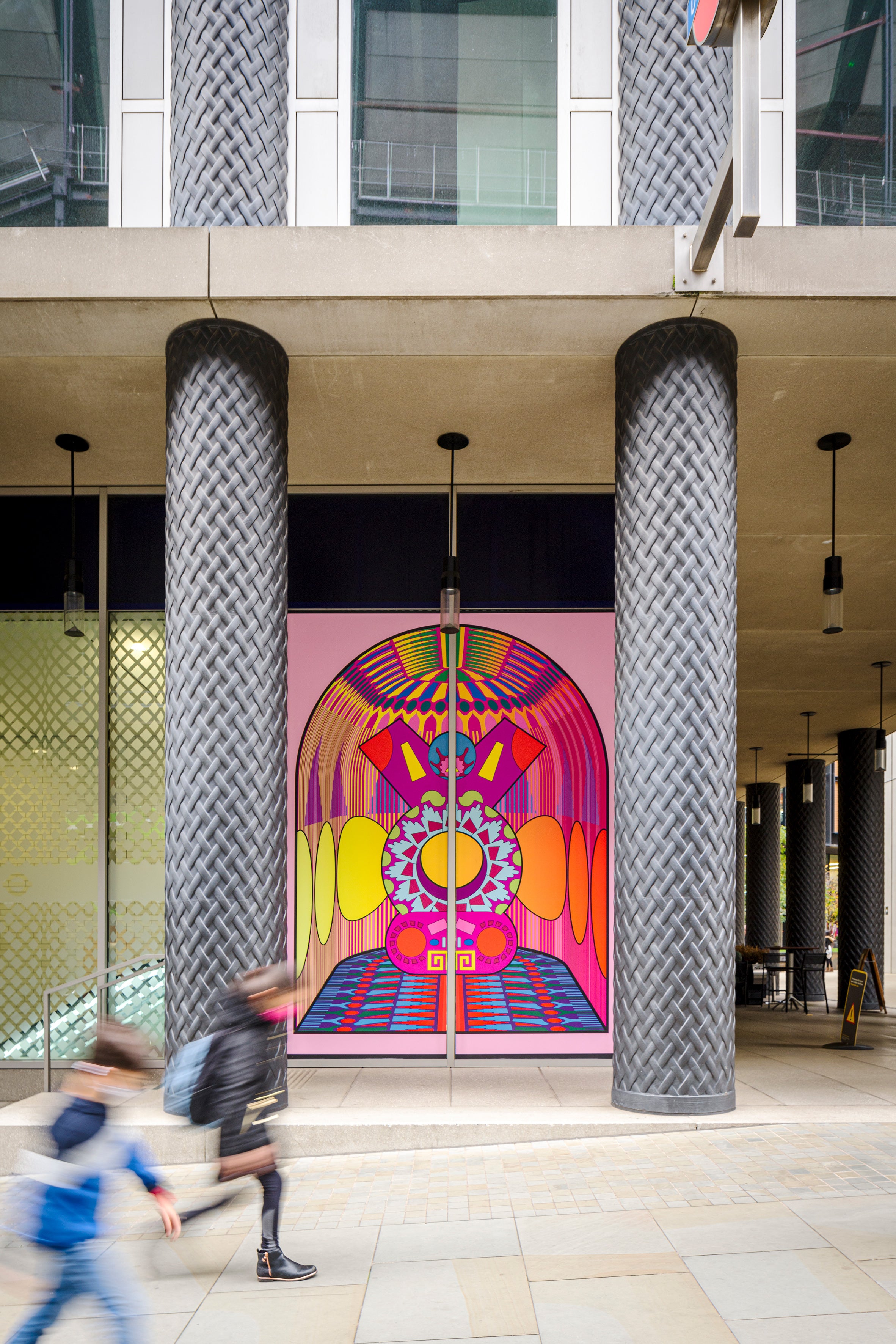 Memo Walls, public artwork in Kings Cross for Argent by Adam Nathaniel Furman