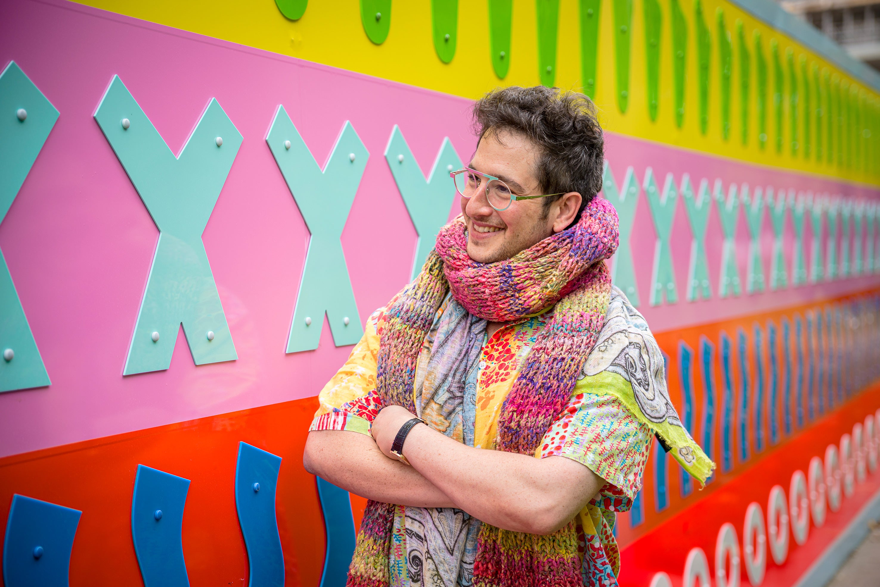 Memo Walls, public artwork in Kings Cross for Argent by Adam Nathaniel Furman