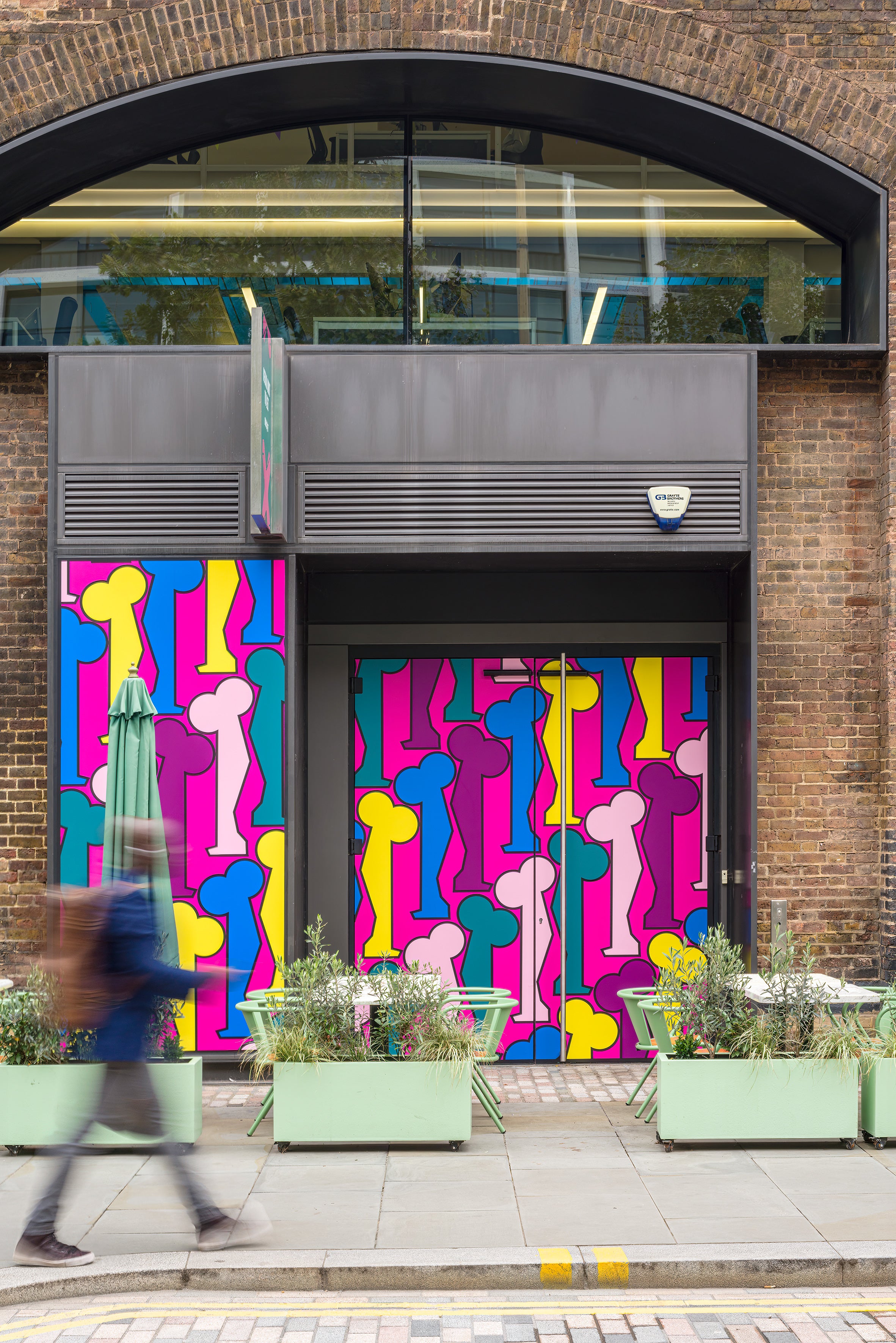 Memo Walls, public artwork in Kings Cross for Argent by Adam Nathaniel Furman