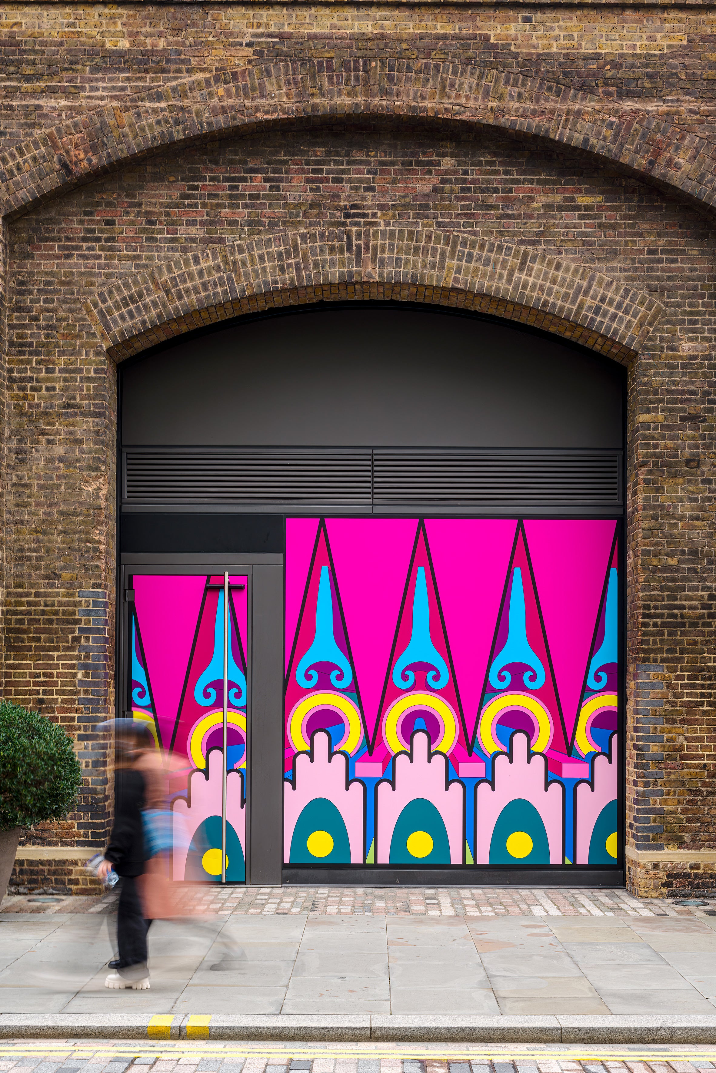 Memo Walls, public artwork in Kings Cross for Argent by Adam Nathaniel Furman