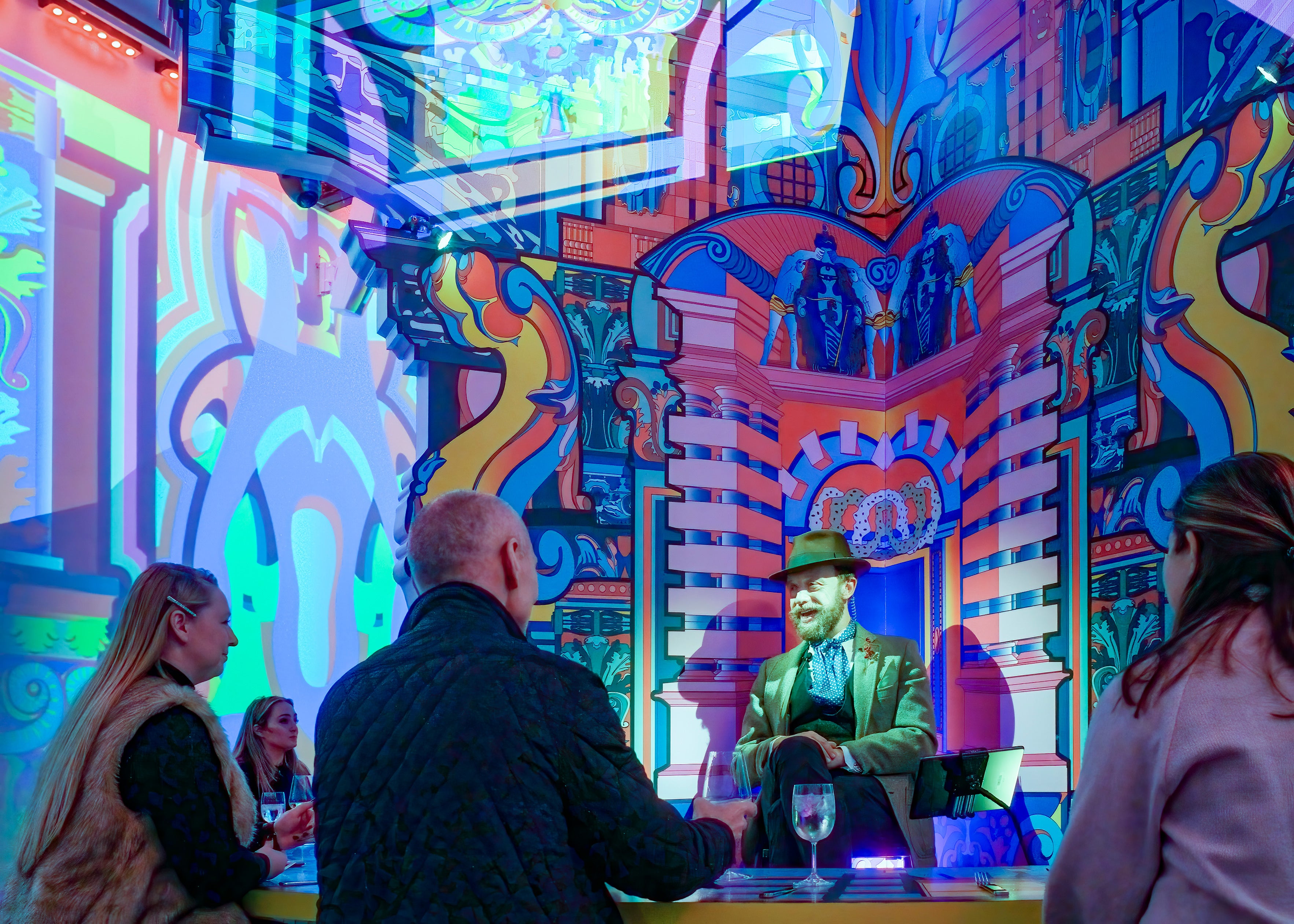 Cupola Britannica, Artificial Intelligence Dining Experience in New York by Atelier Adam Nathaniel Furman