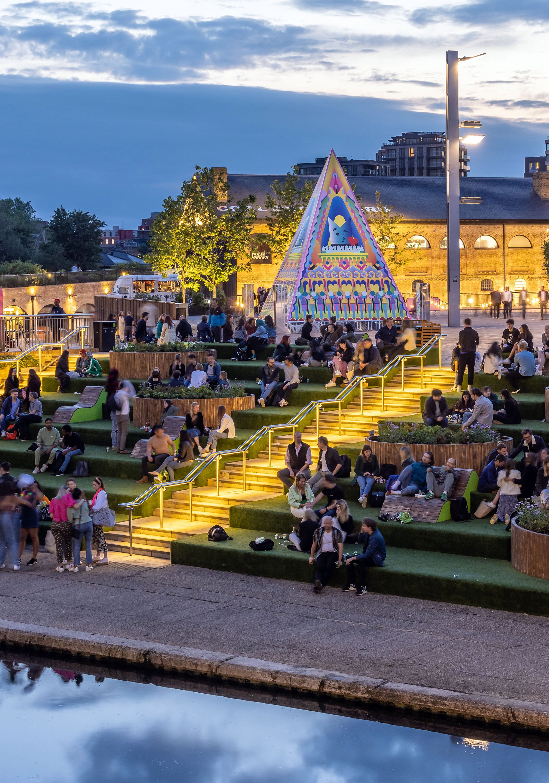 Adam Nathaniel Furman, Proud Little Pyramid, Argent Kings Cross, Public Art Installation