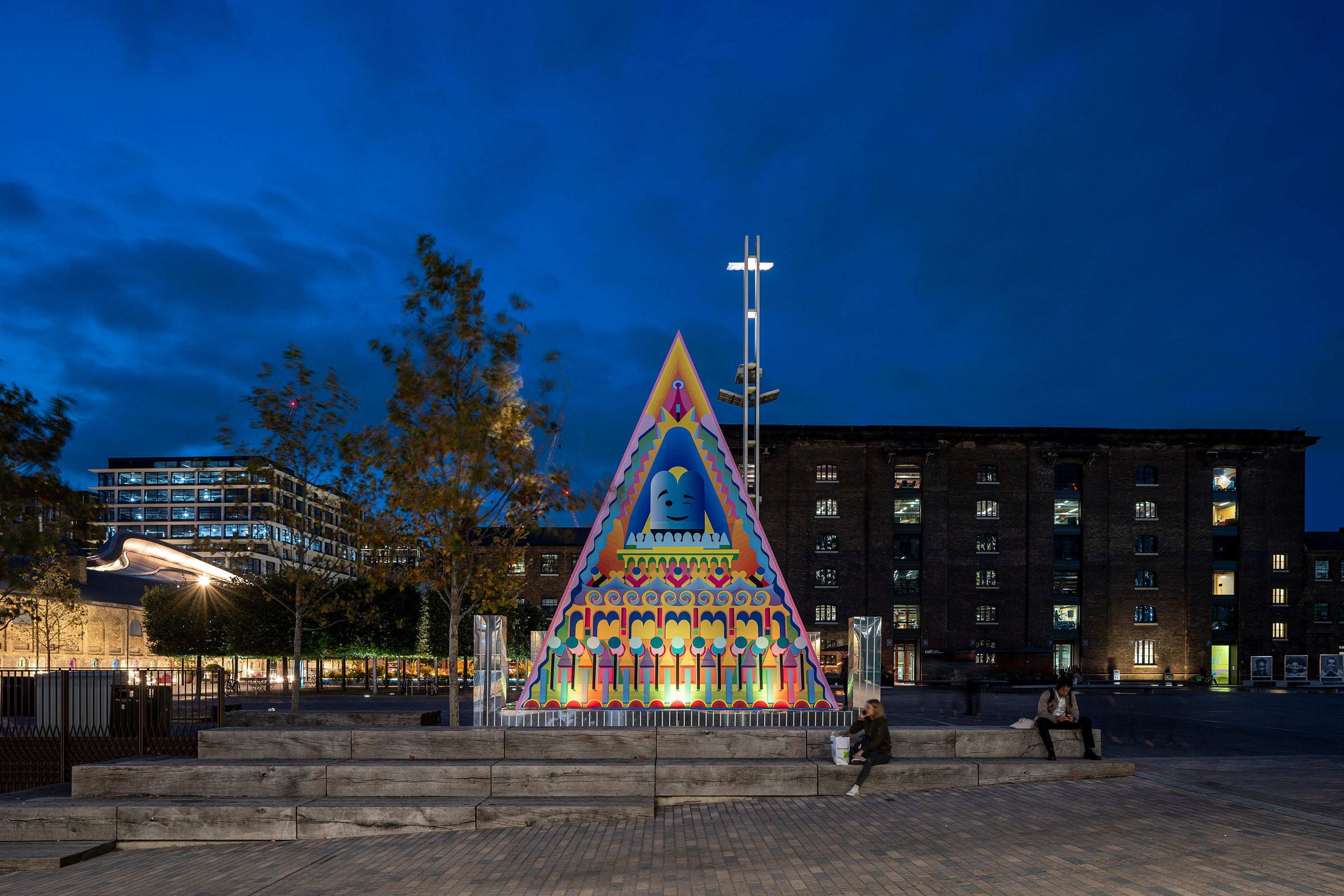 Adam Nathaniel Furman, Proud Little Pyramid, Argent Kings Cross, Public Art Installation