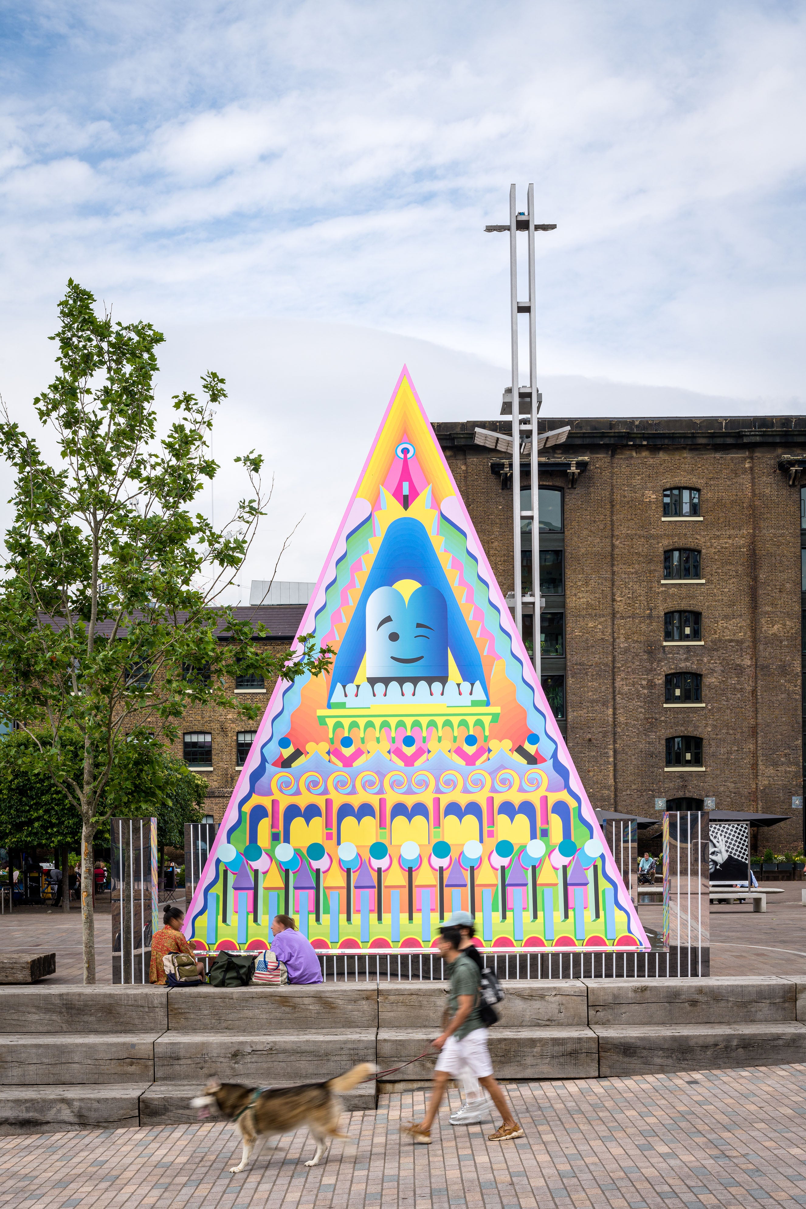 Adam Nathaniel Furman, Proud Little Pyramid, Argent Kings Cross, Public Art Installation