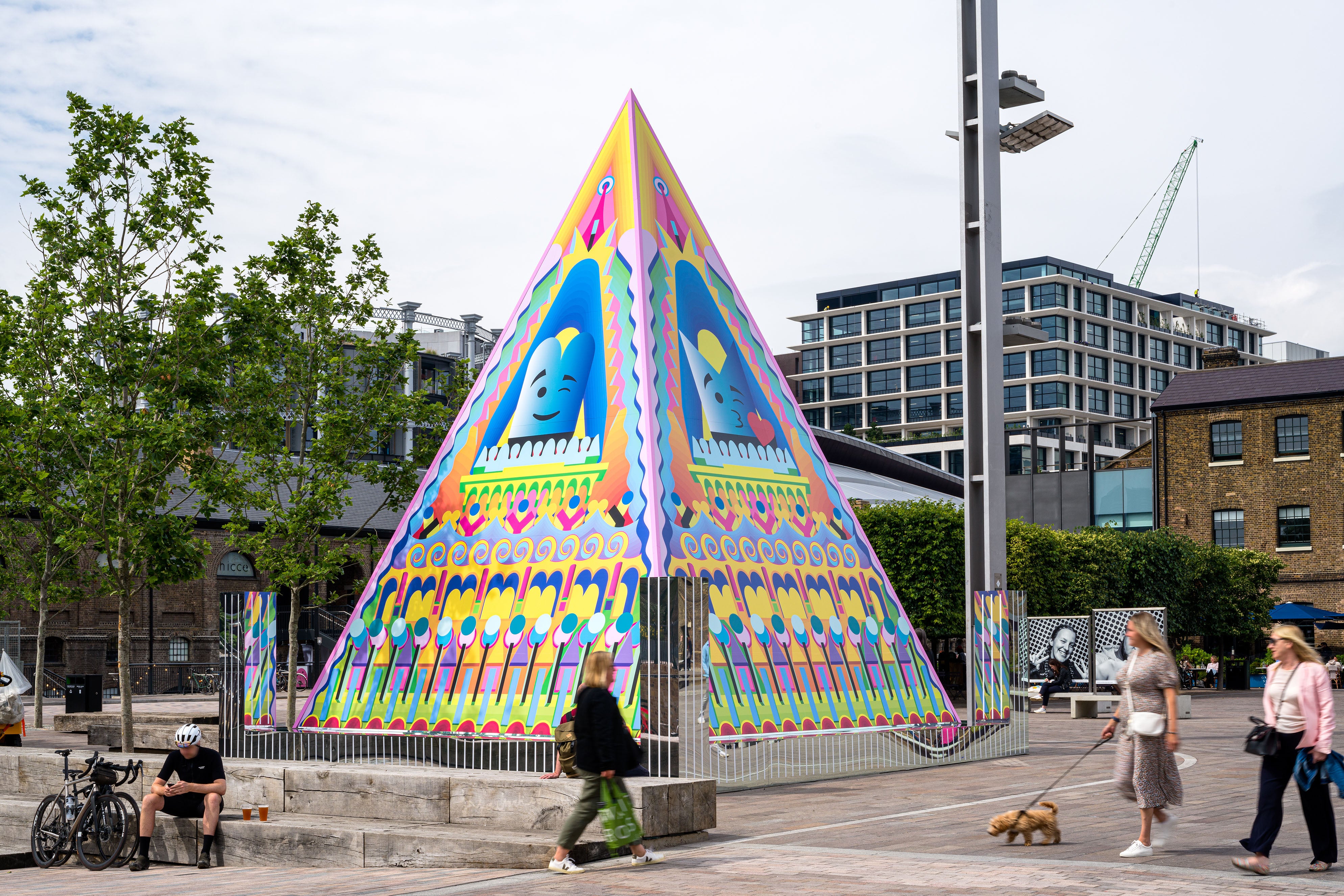 Adam Nathaniel Furman, Proud Little Pyramid, Argent Kings Cross, Public Art Installation