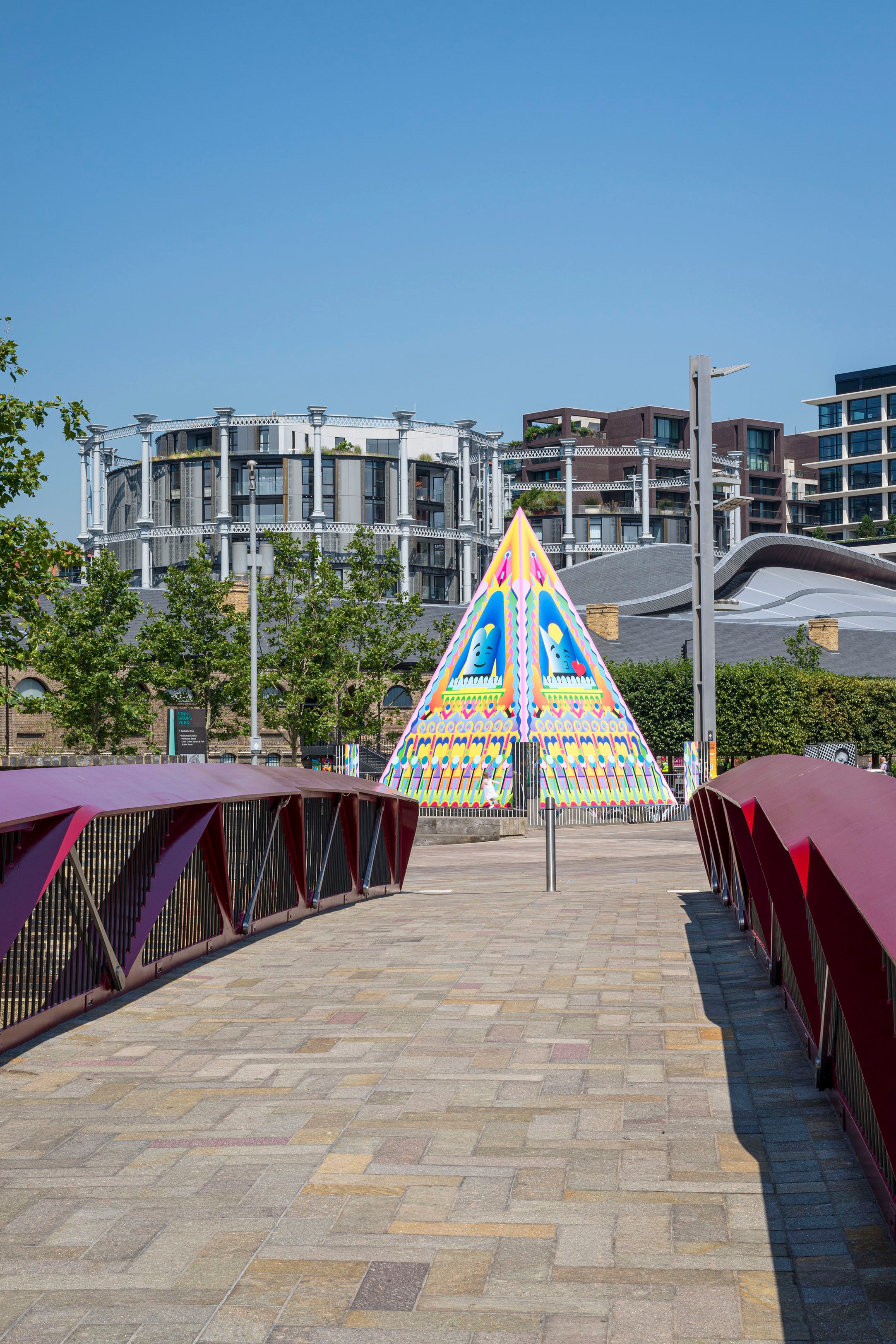 Adam Nathaniel Furman, Proud Little Pyramid, Argent Kings Cross, Public Art Installation