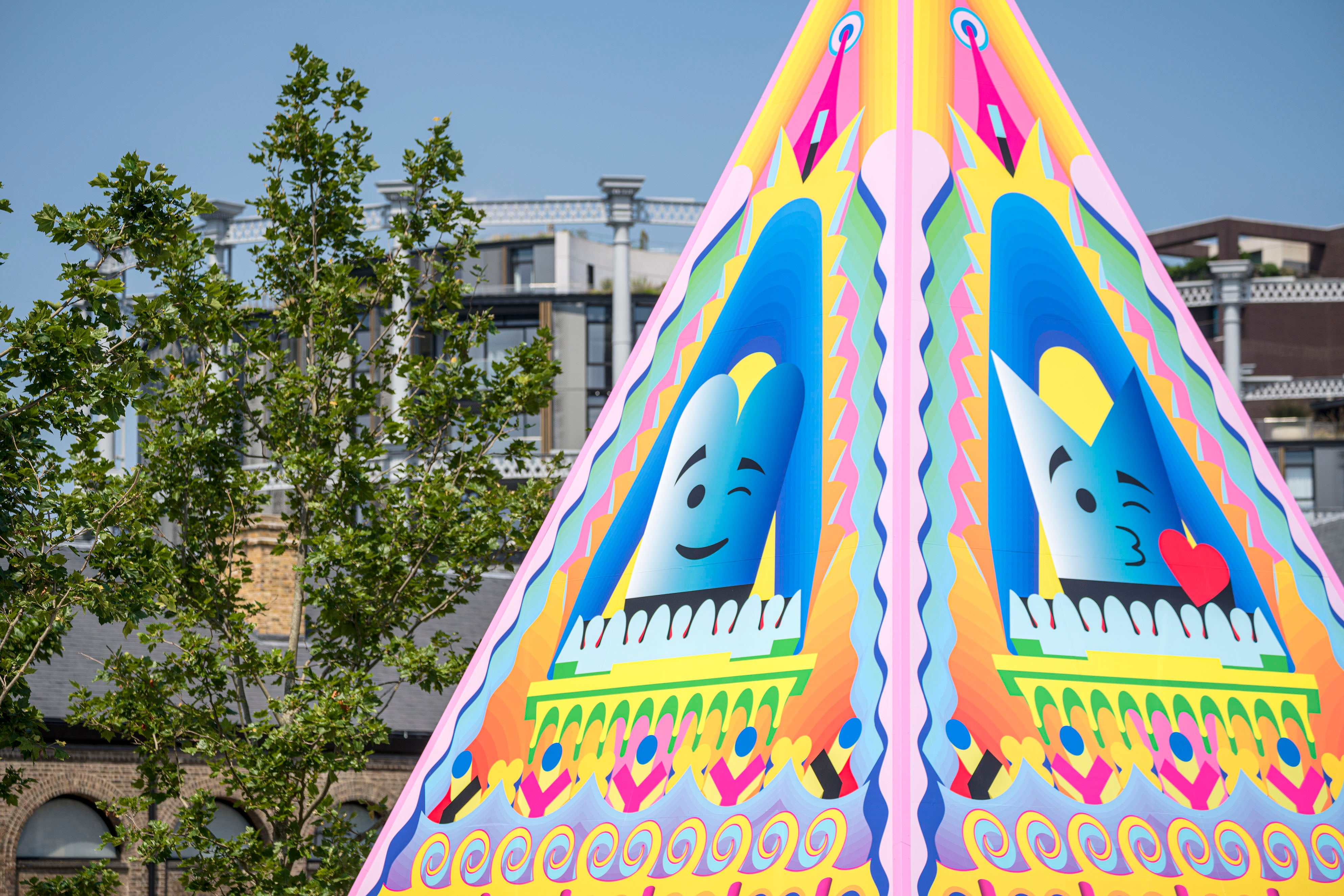 Adam Nathaniel Furman, Proud Little Pyramid, Argent Kings Cross, Public Art Installation