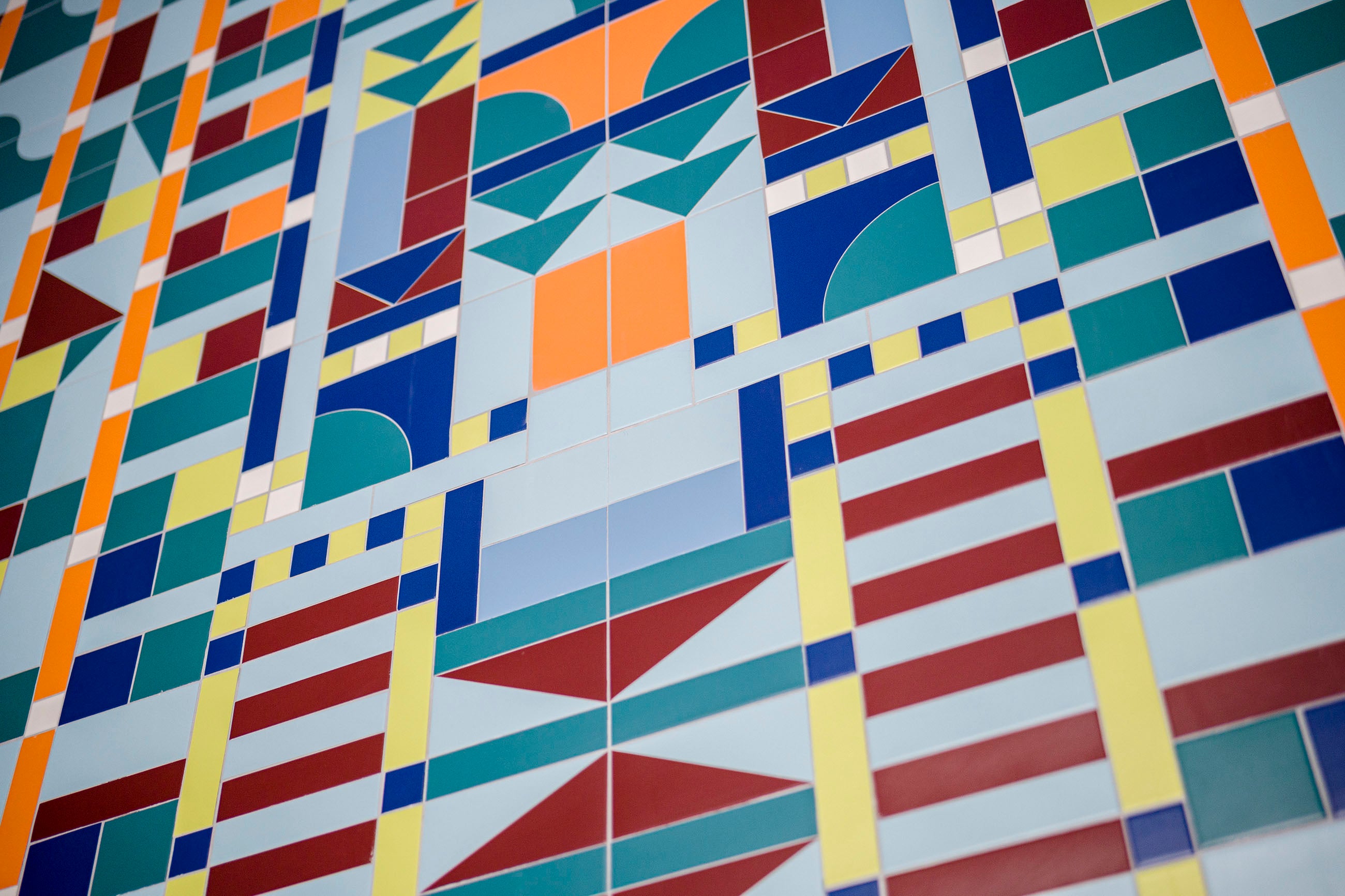 Bristol Quilt, a permanent ceramic artwork by Adam Nathaniel Furman