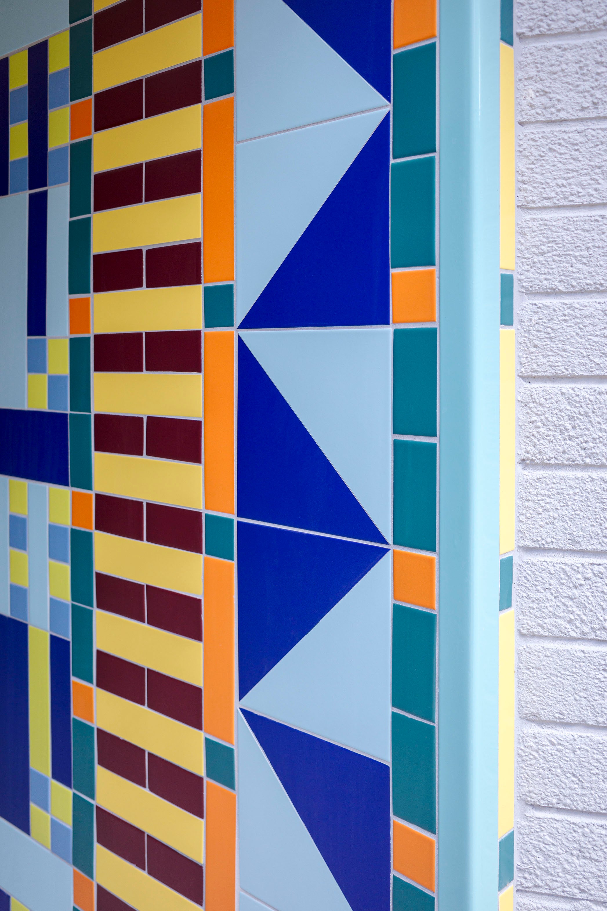 Bristol Quilt, a permanent ceramic artwork by Adam Nathaniel Furman