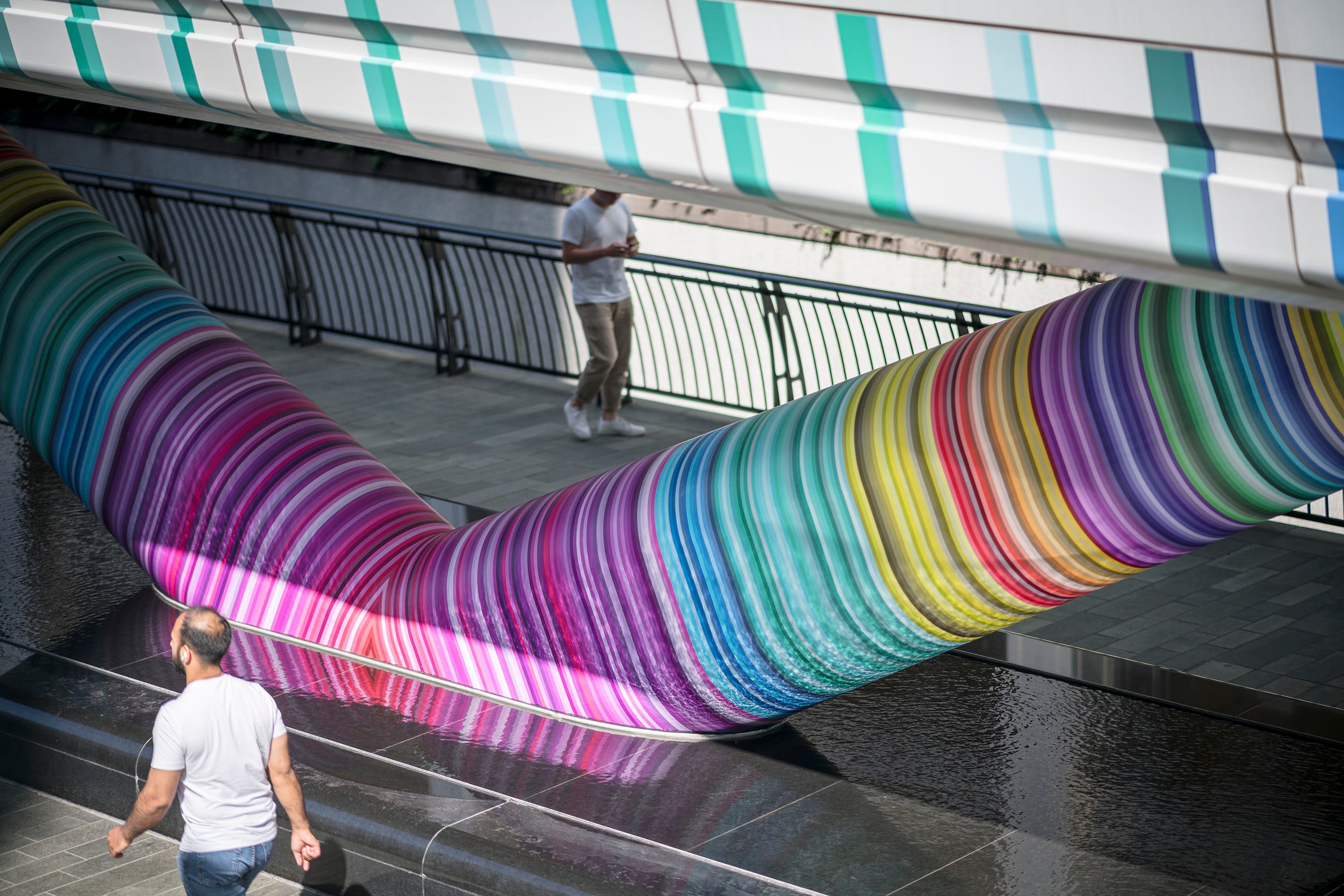 Canary Wharf artwork by Adam Nathaniel Furman