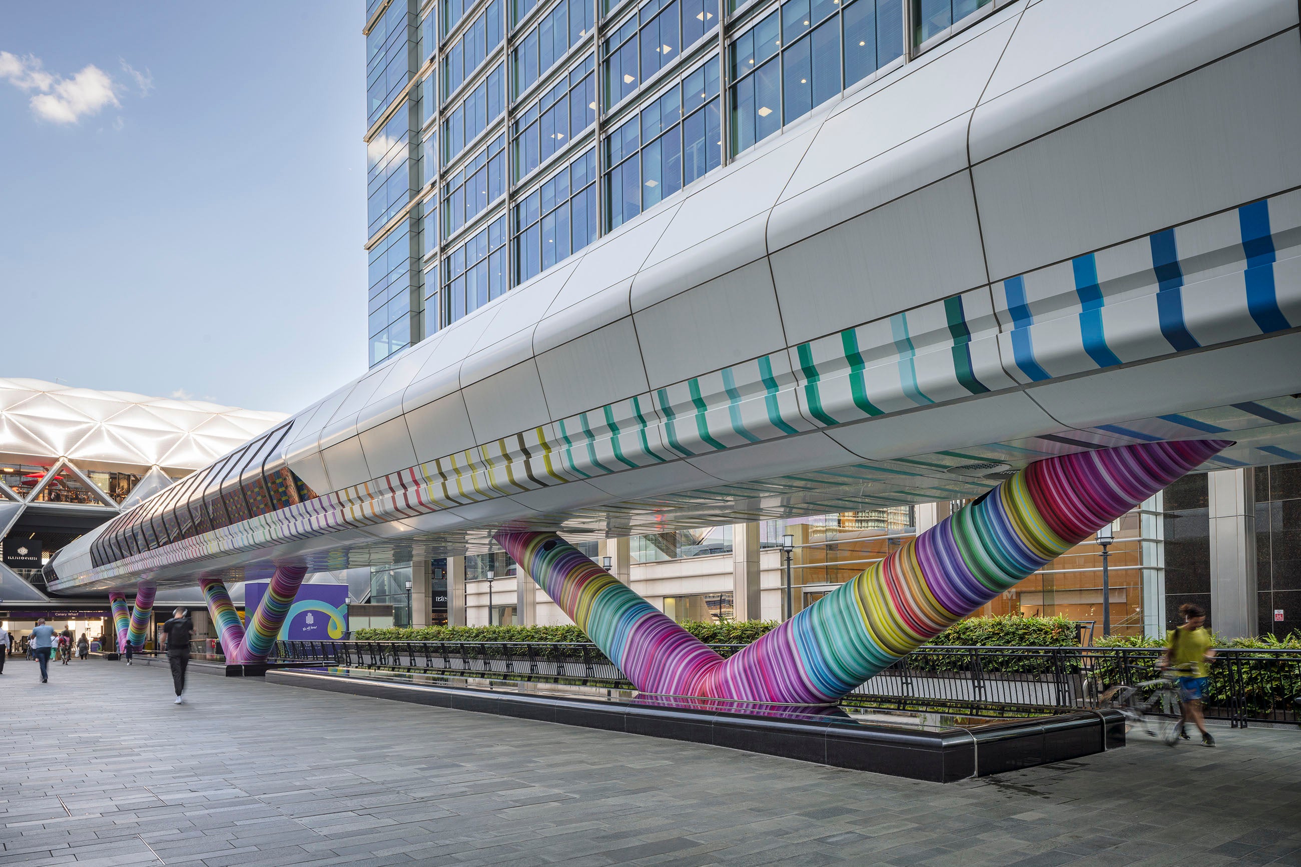 Canary Wharf artwork by Adam Nathaniel Furman