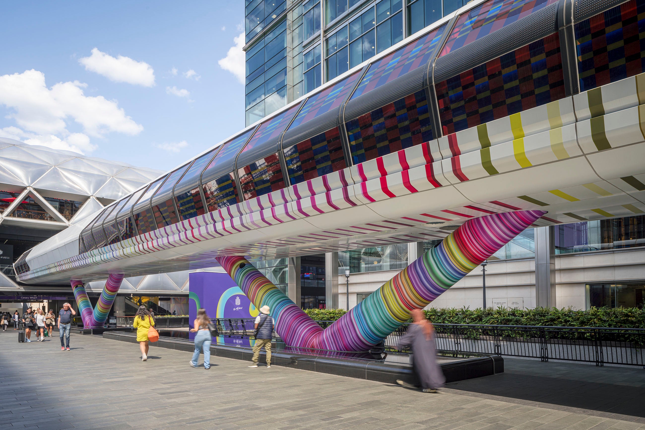 Canary Wharf artwork by Adam Nathaniel Furman