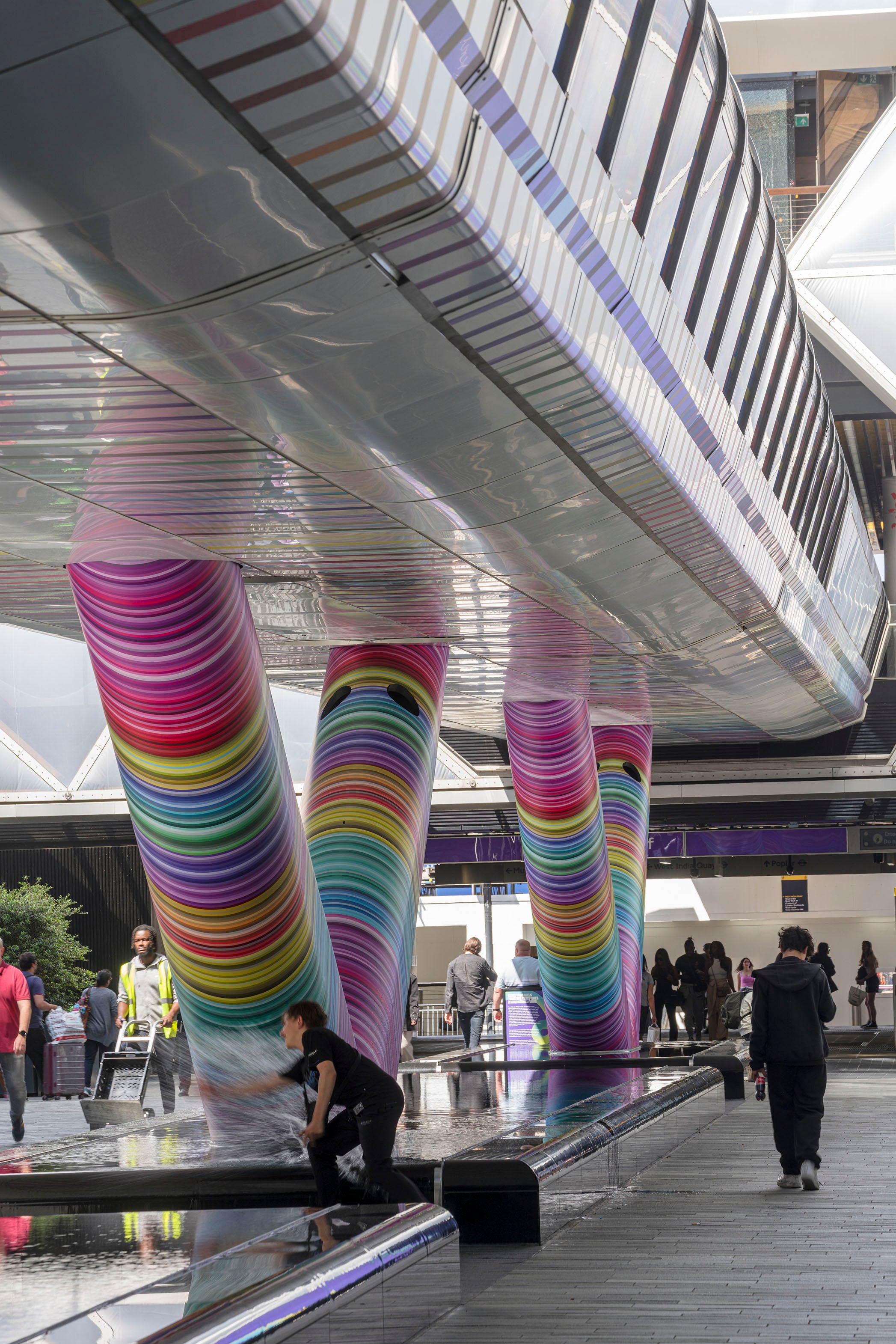 Canary Wharf artwork by Adam Nathaniel Furman