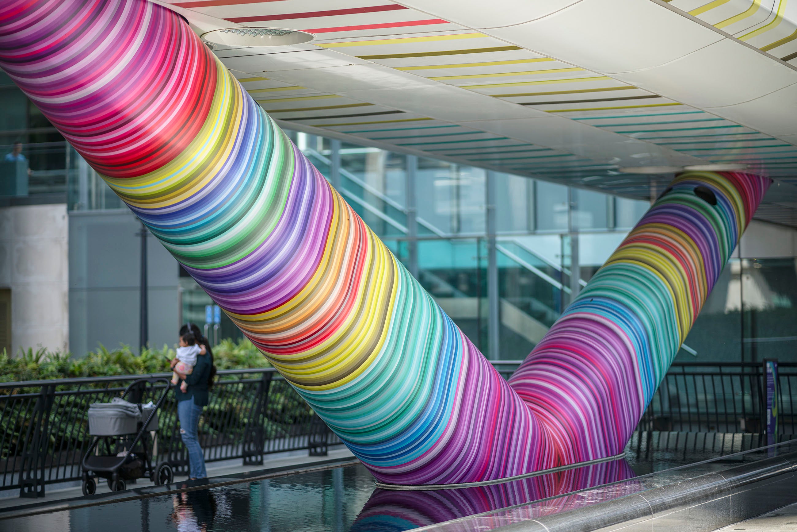 Canary Wharf artwork by Adam Nathaniel Furman