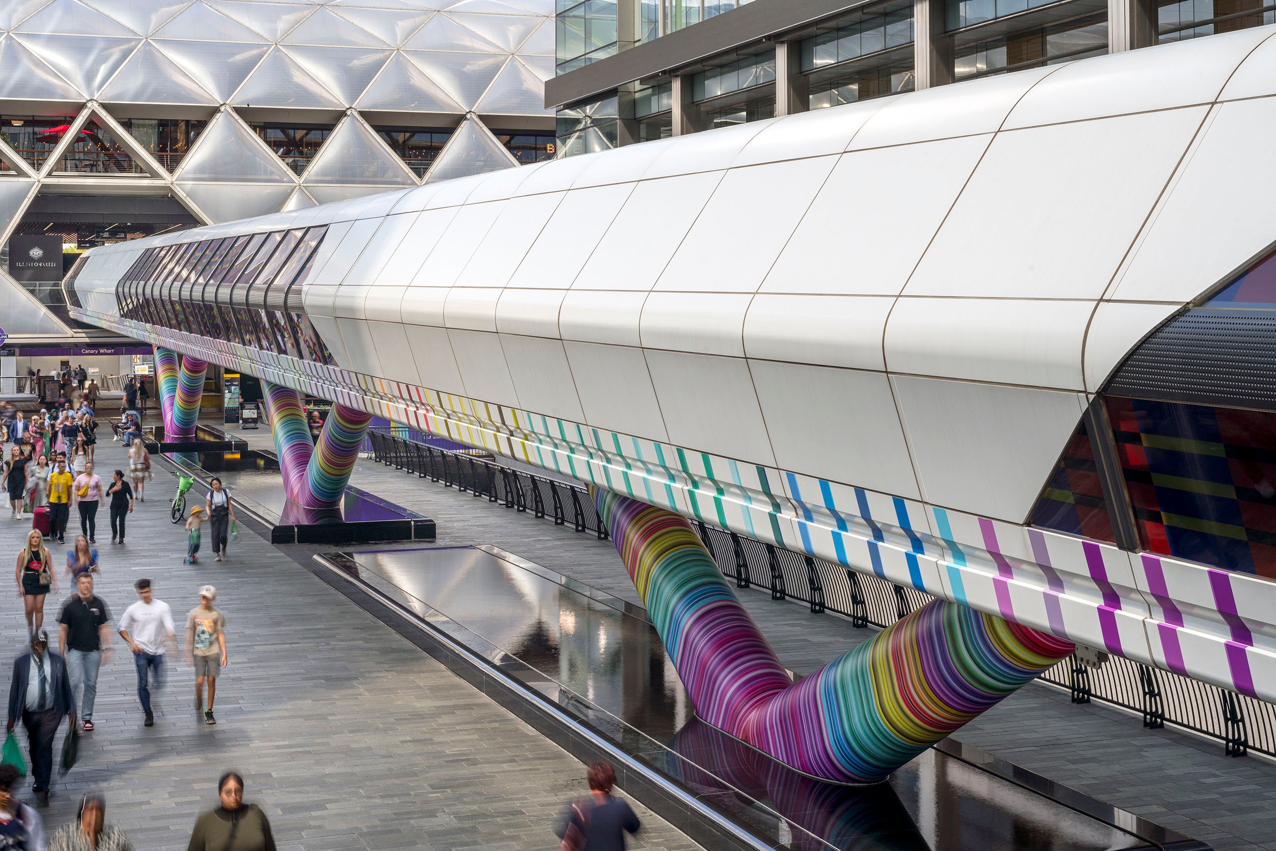 Canary Wharf artwork by Adam Nathaniel Furman