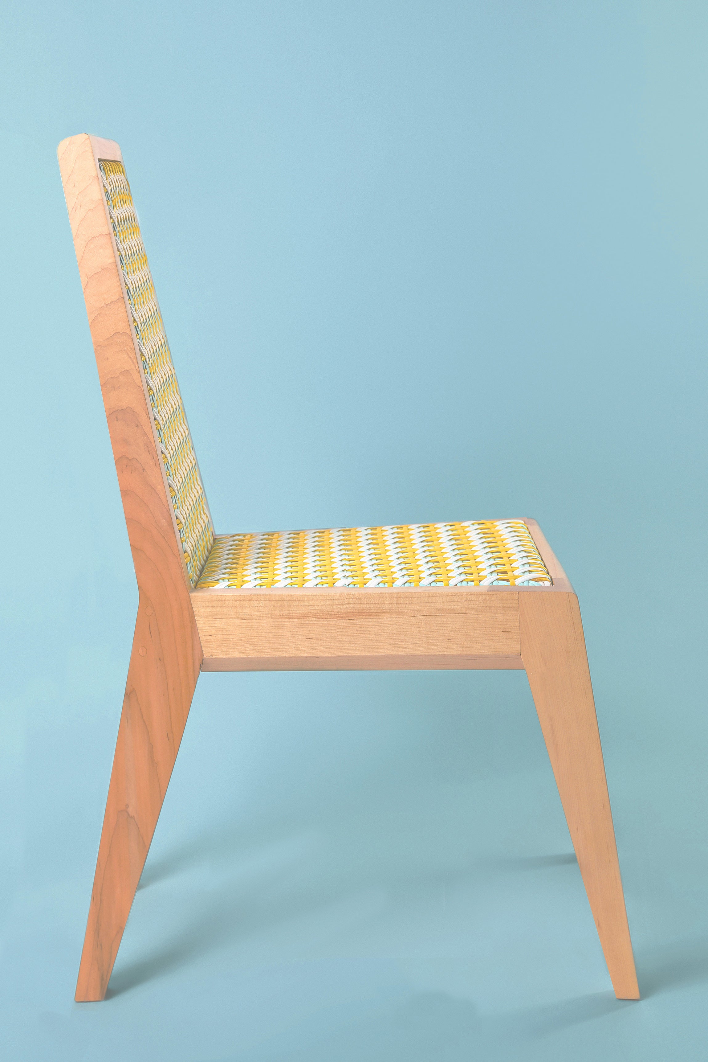 Dina chair form the Beiruti collection of caned timber chairs made in Lebanon designed by Adam Nathaniel Furman