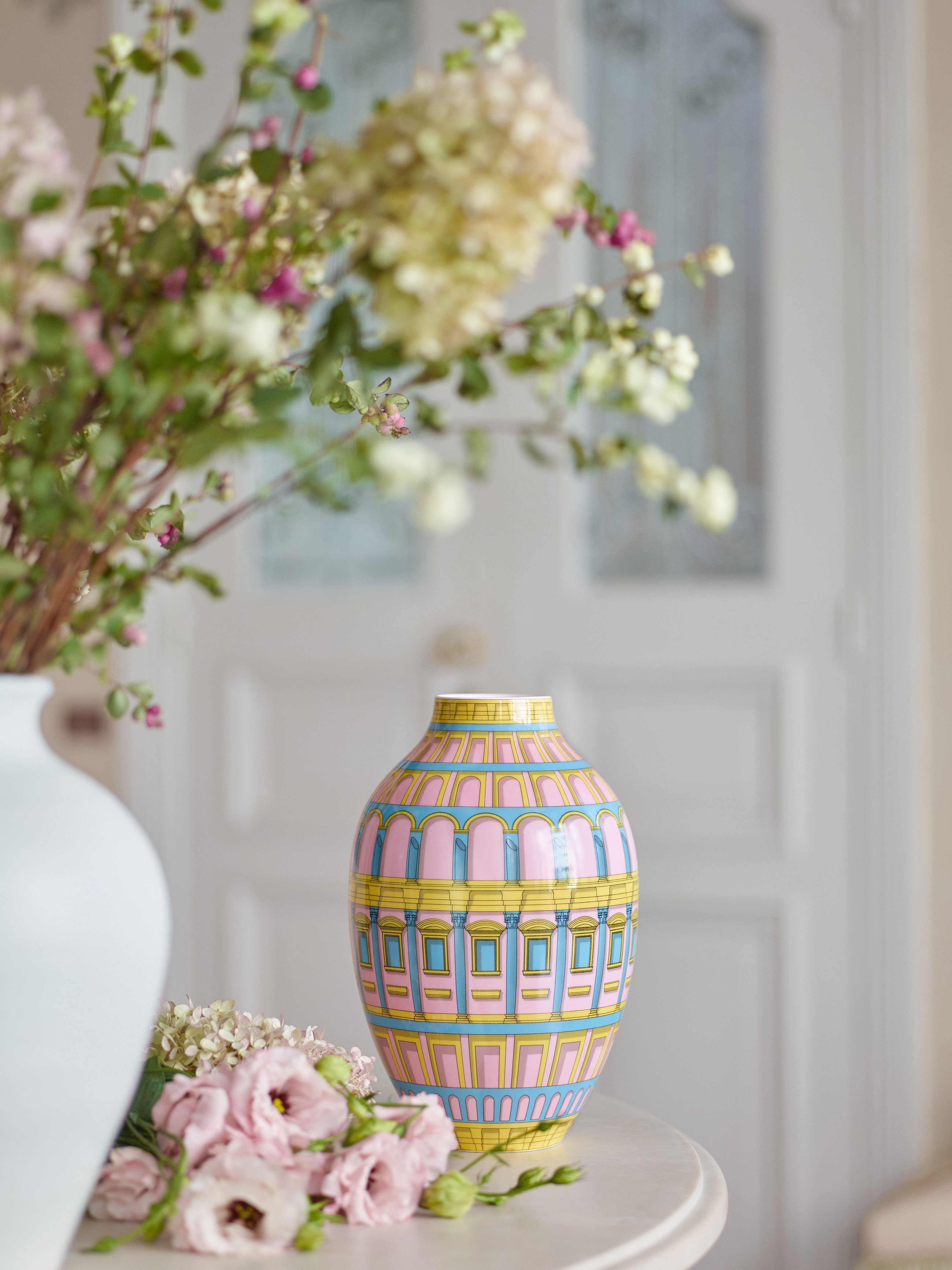 Baalbek Porcelain Vase by Adam Nathaniel Furman