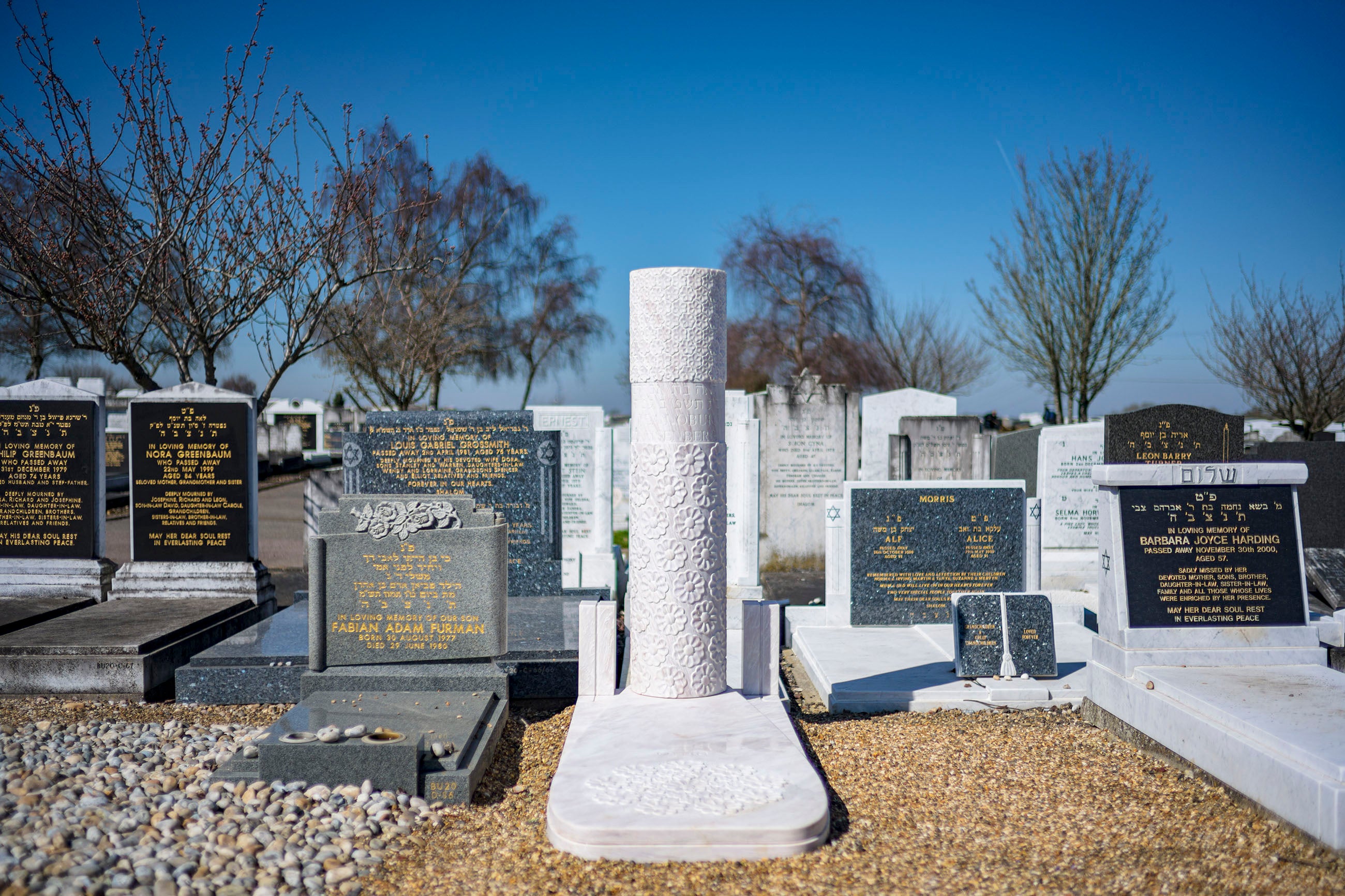 marble Memorial Column by Adam Nathaniel Furman