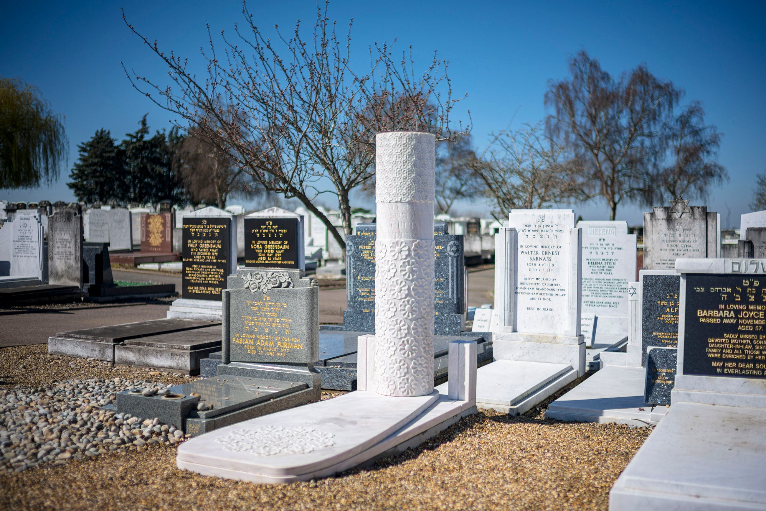 marble Memorial Column by Adam Nathaniel Furman