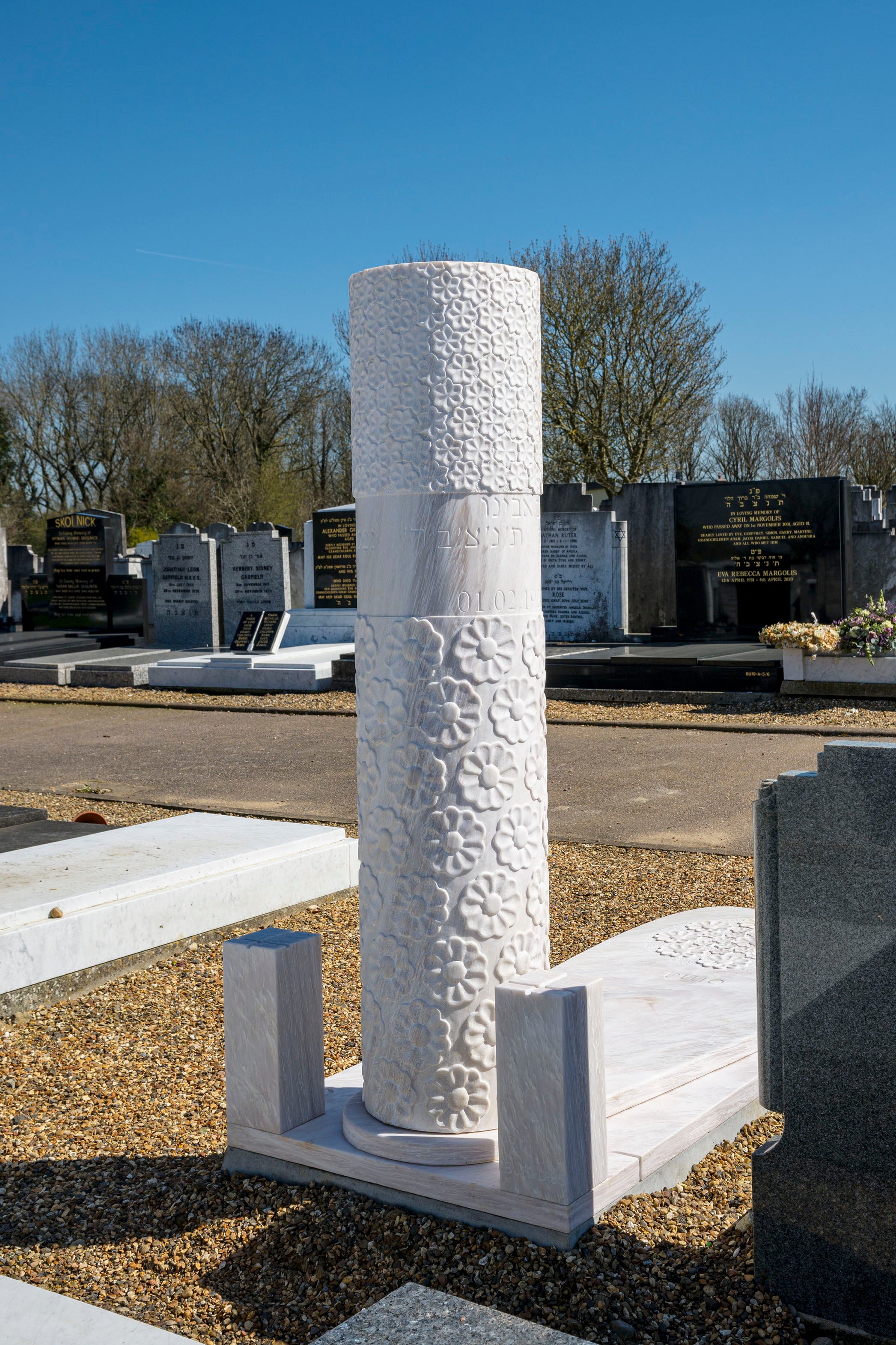 marble Memorial Column by Adam Nathaniel Furman