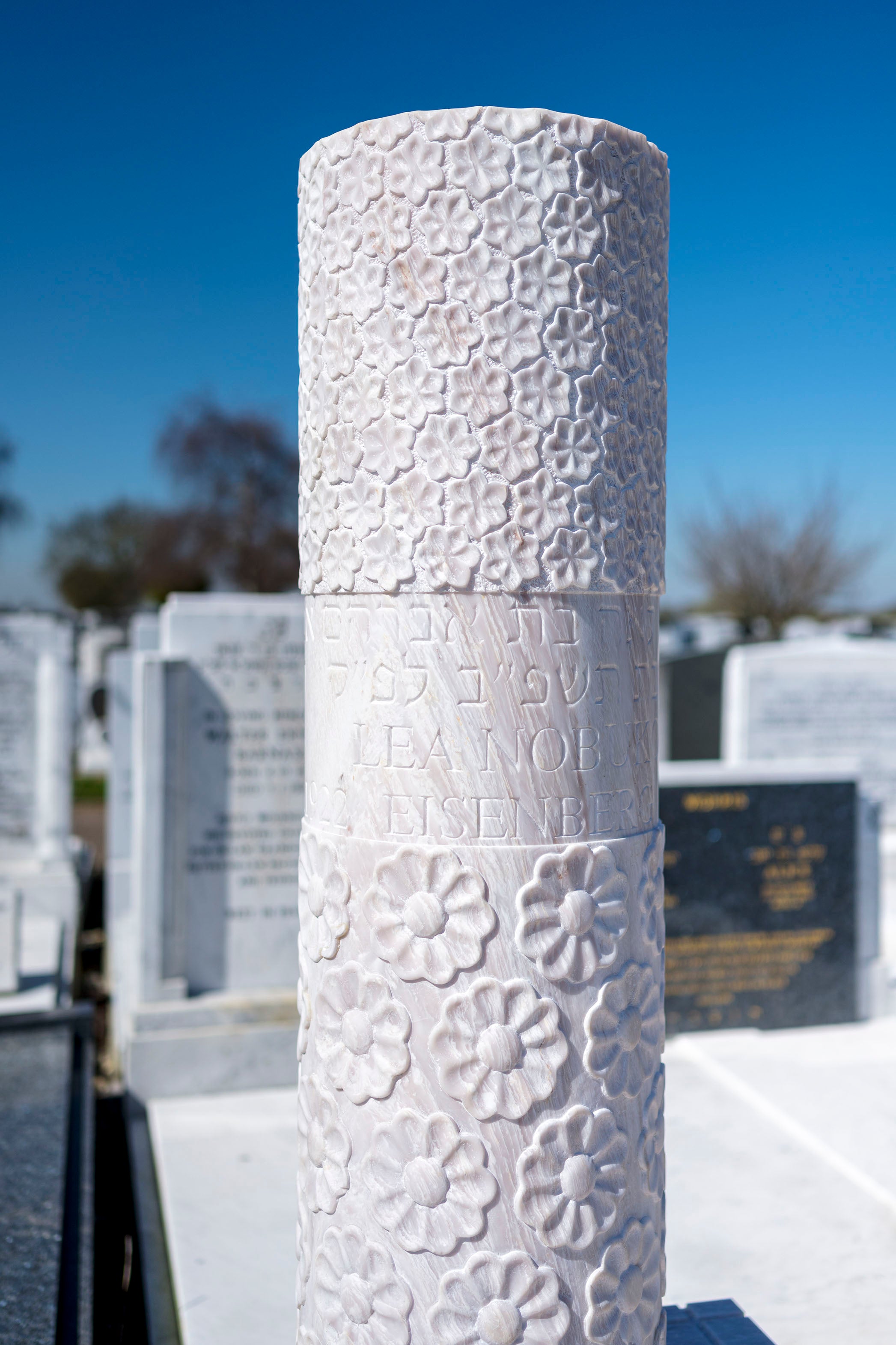 marble Memorial Column by Adam Nathaniel Furman