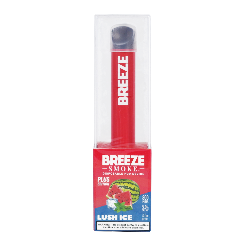 breeze plus 0 nicotine disposable