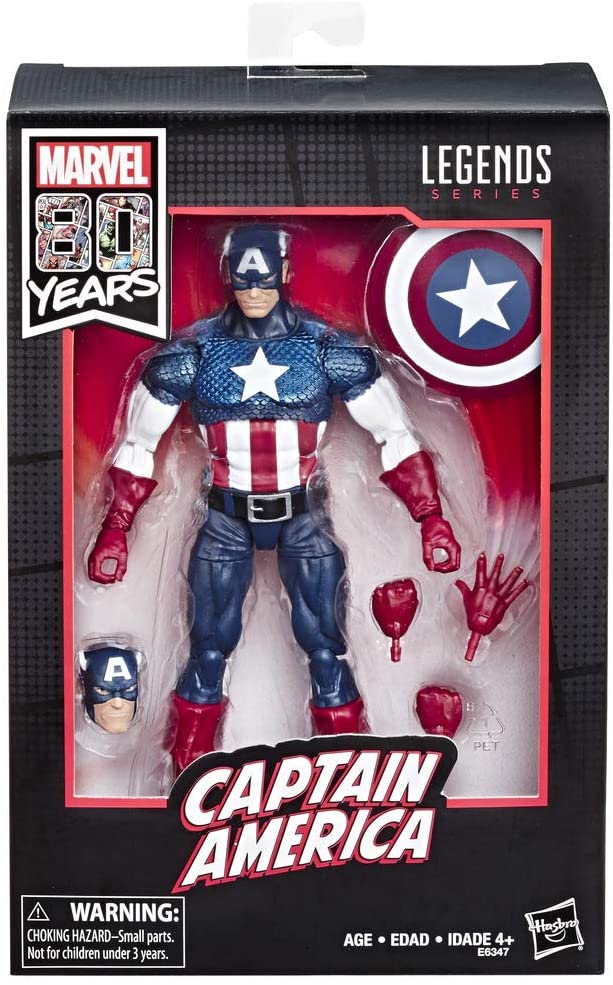 marvel legends captain america 80th anniversary