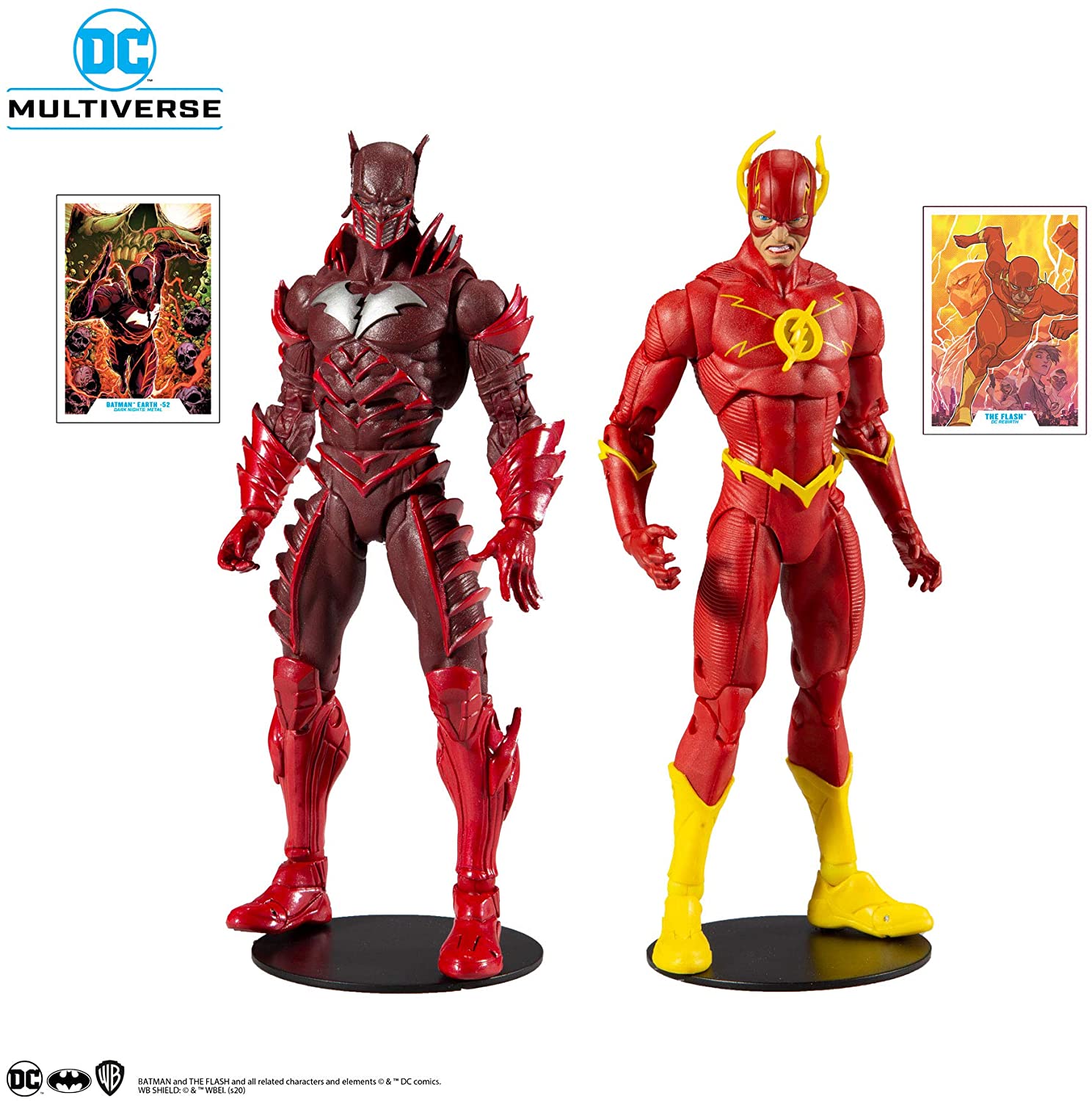 DC Multiverse McFarlane Exclusive Batman Red Death & The Flash Action - The  Little Toy Company
