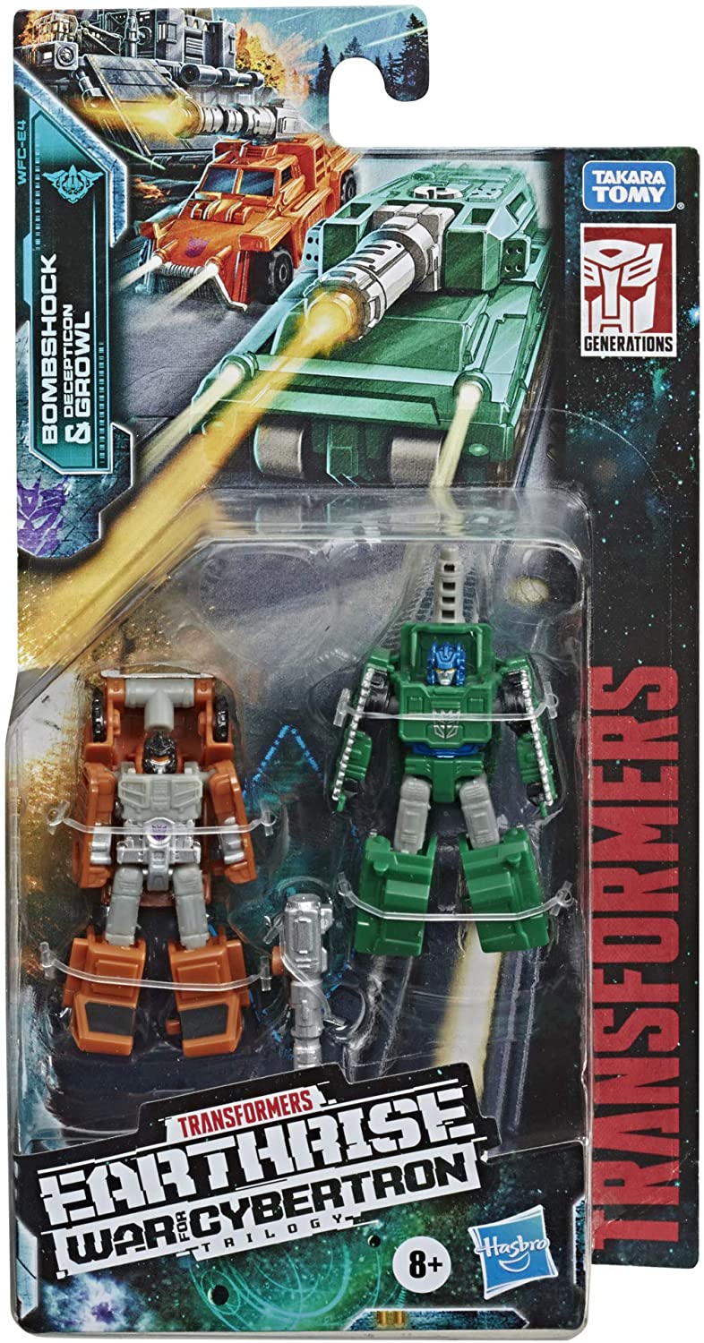 Transformers Earthrise War For Cybertron Micromasters Bombshock & Grow -  The Little Toy Company