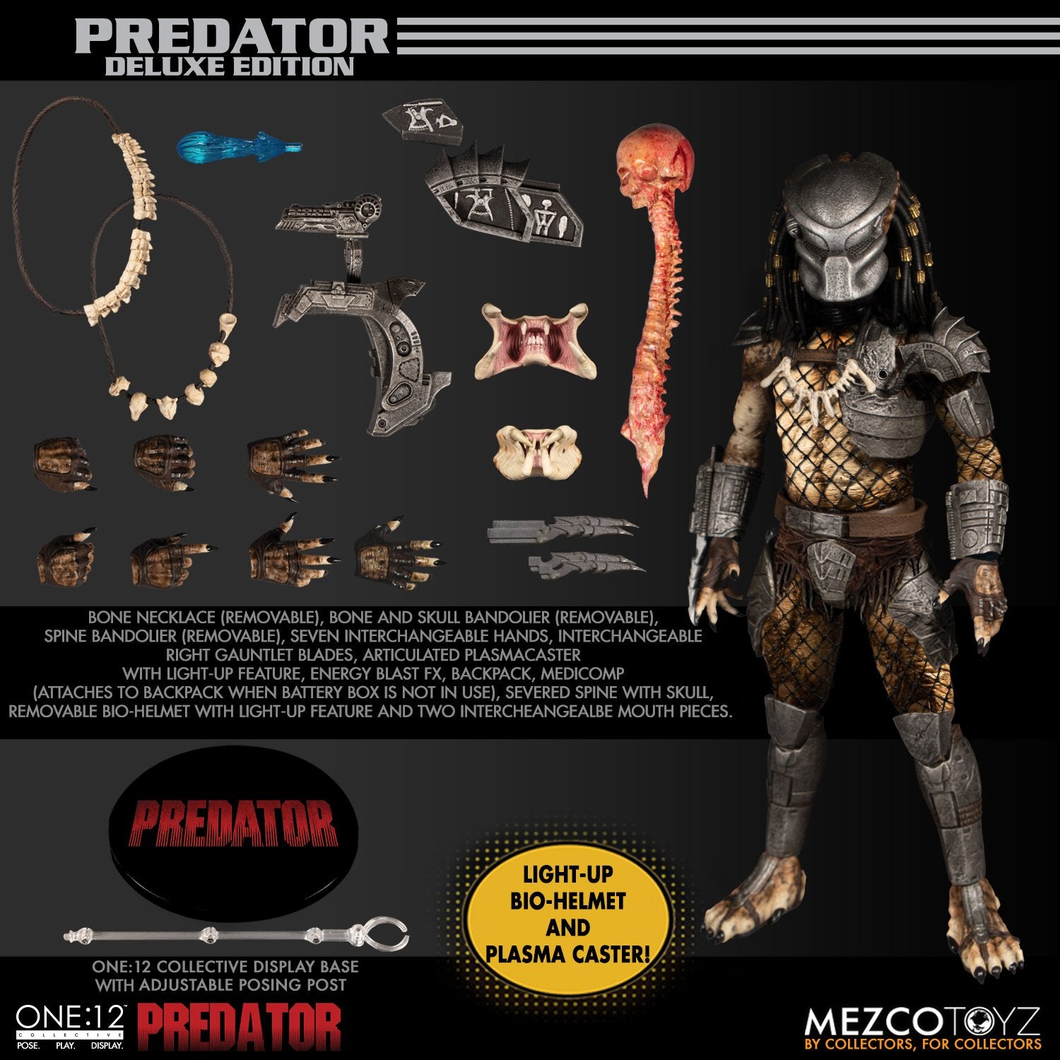 Predator Mezco Predator Deluxe One12 Scale Action Figure Coming Soon The Little Toy Company 7013