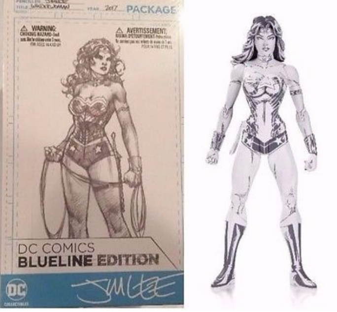 dc blueline wonder woman by jim lee action figure