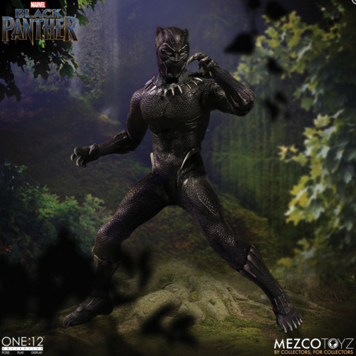 mezco one 12 black panther