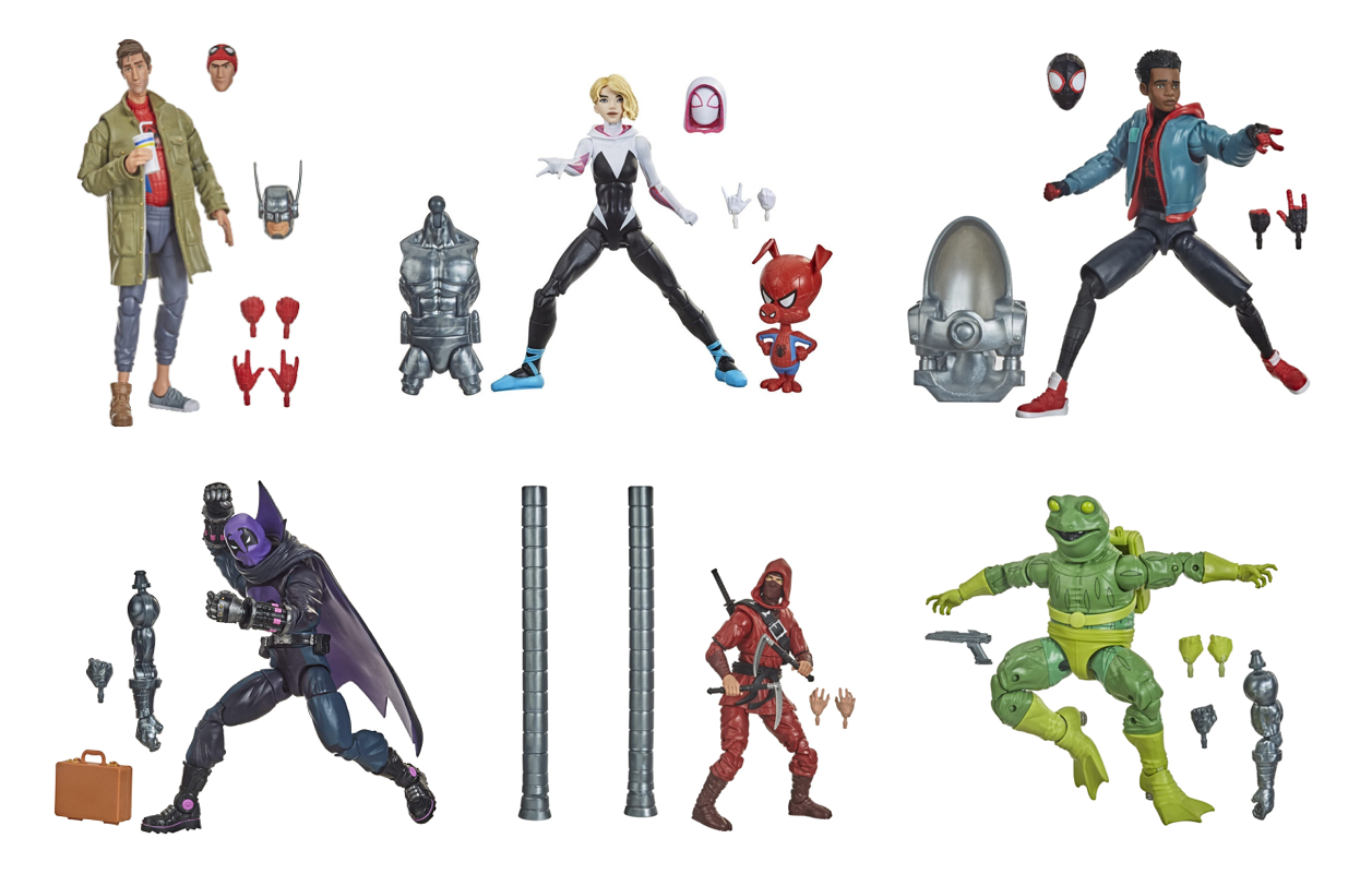 marvel legends into the spider verse 2021