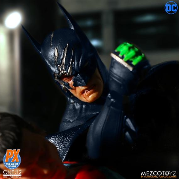 DC Mezco PX Previews Exclusive Batman Sovereign Knight Blue Version On -  The Little Toy Company
