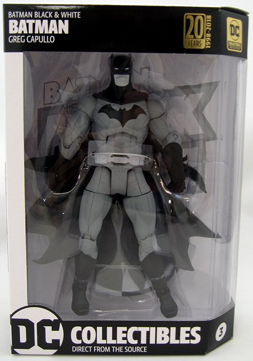 DC Batman Black and White Series Greg Capullo Batman Action Figure #3 - The  Little Toy Company