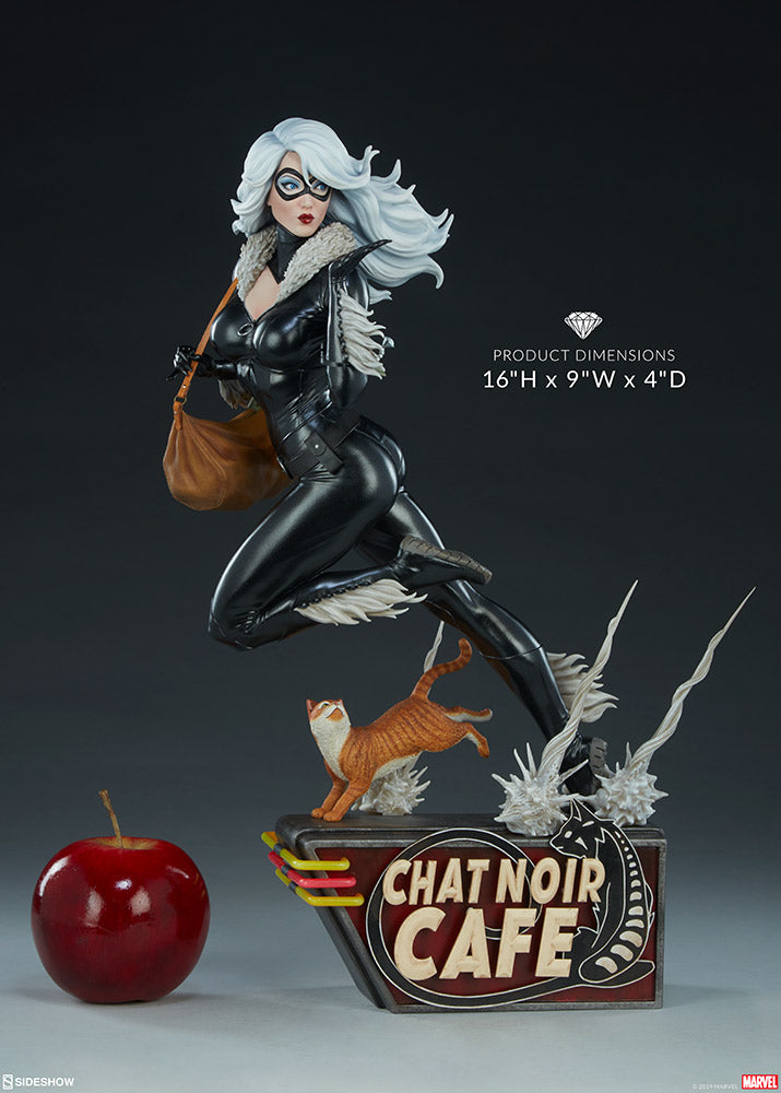 Marvel Sideshow Collectibles Spider-Man Black Cat Cafe Noir Artist Sta -  The Little Toy Company
